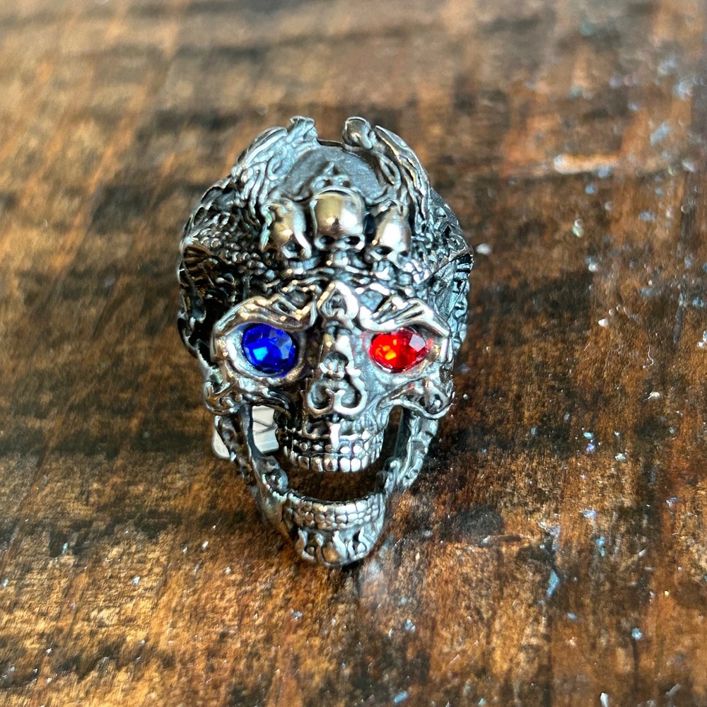 Men's Skull Ring Size 7